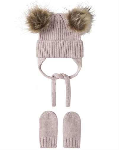 Name It - NBNMora Knit Set - Violet Ice